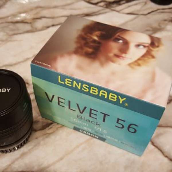 Lensbaby Velvet 56mm 1.6L Black Canon mount 行貨 2017年5月