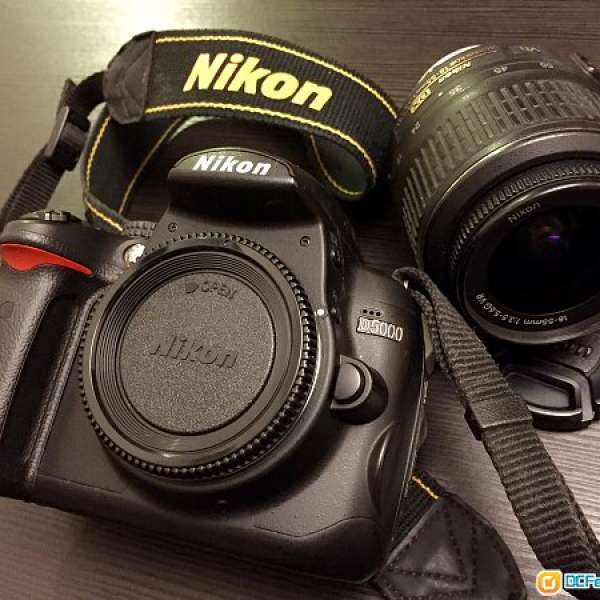 平售：Nikon D5000 Body + Kit鏡 18-55 + 兩粒電 + SD Card