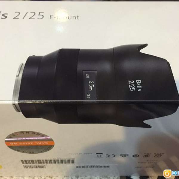 95% 新 Zeiss Batis 25mm F2 SONY e-mount 香港行貨 有盒有DCfever單 三年保養