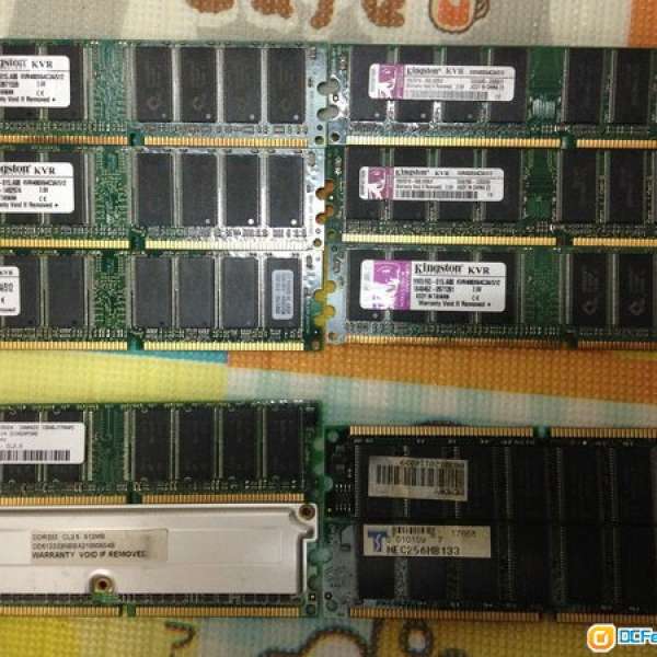 kingston ddr ram 512mb X 6