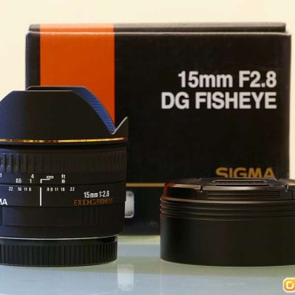 95%新Sigma 15mm F2.8 DG Fisheye (Canon mount)