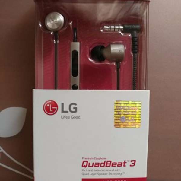 全新有盒LG Quadbeat 3 黑色 keyword: shure Sony beats JVC fiio westone