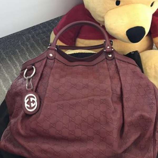 100% real Gucci leather handbag (not LV Prada MiuMiu Porter)