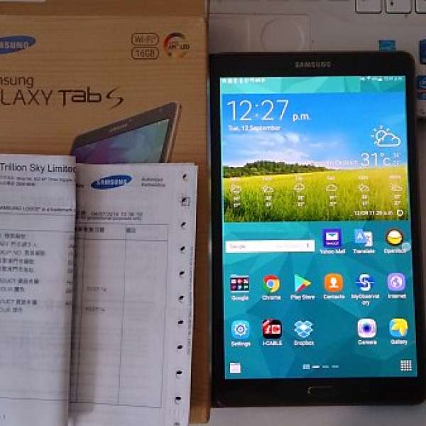 Samsung Galaxy Tab S 8.4 WIFI T700 99.9%新