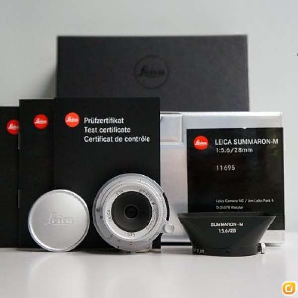 [FS] ** 全新 Brand New Leica Summaron-M 28mm F5.6 ASPH (11695) **