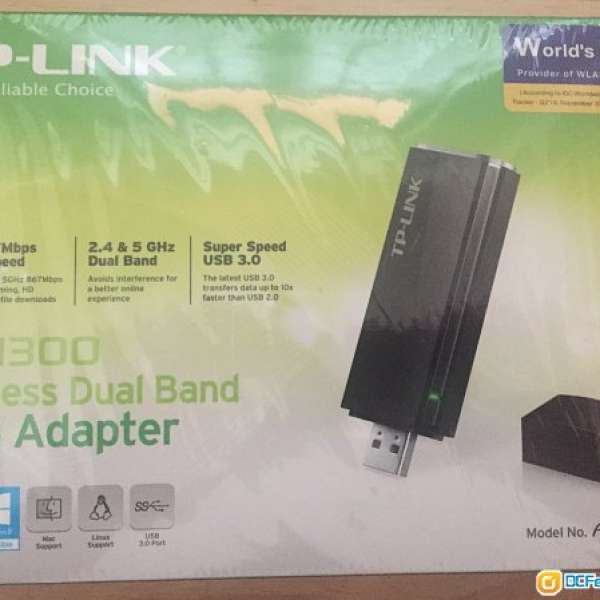 Tplink Ac1300 wireless dual band USB adapter