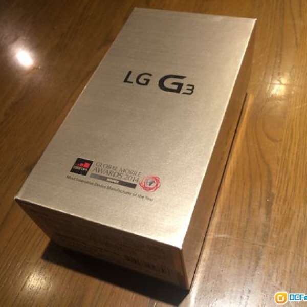 【全新未開封】LG G3 Dual Sim (32GB/3GB，金色，港版上台機，有單有保養，未開封）