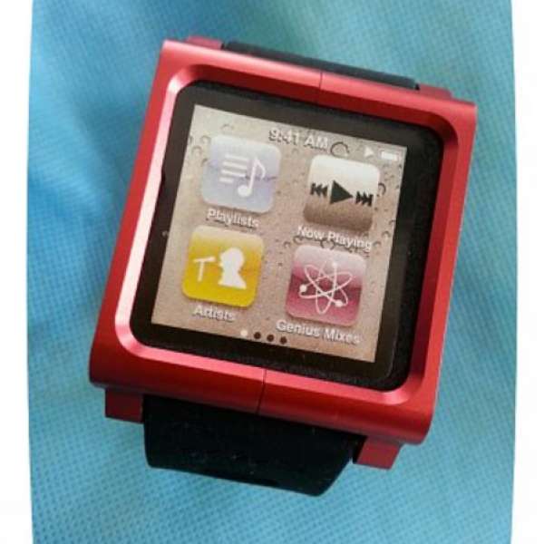 Luna Tik iPod nano 6代專用   航空鋁手錶蓋連錶帶
