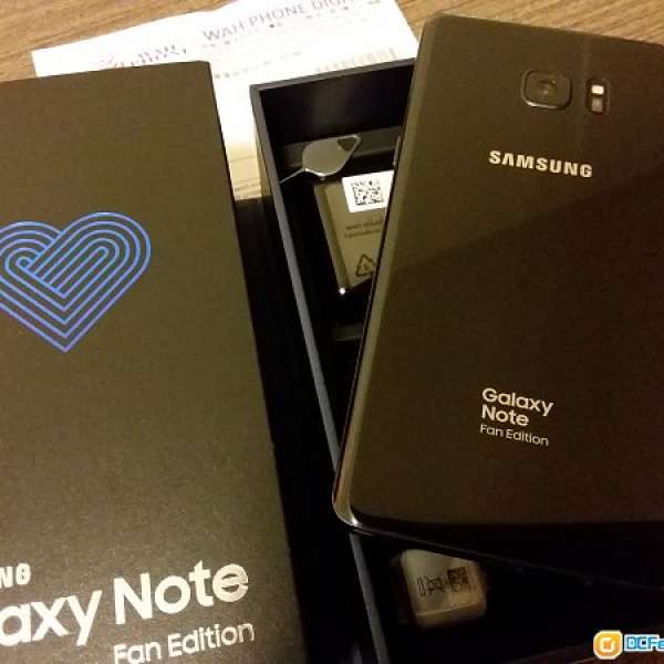 罕有99%新 韓版Samsung Note FE 黑色