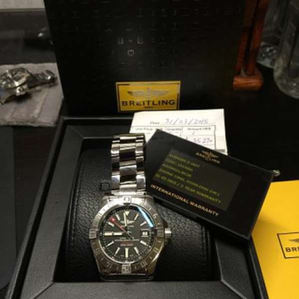 Breitling Avenger II-GMT A3239011.BC35.170A BLACK