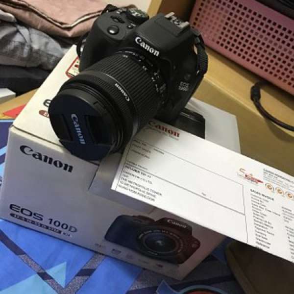 95% New Canon 100D kit set with EF-S 18-55 IS STM 行貨