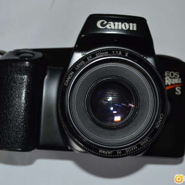 Canon Lens EF 50mm/1.8 II + Canon EOS 1000  美版 eos REBEL S 1990