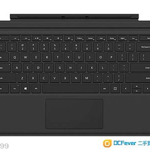 Surface Pro 實體鍵盤保護蓋（黑色）英文版