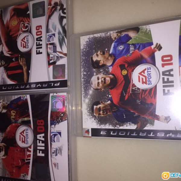 PS3 Game FIFA 8, 9 & 10