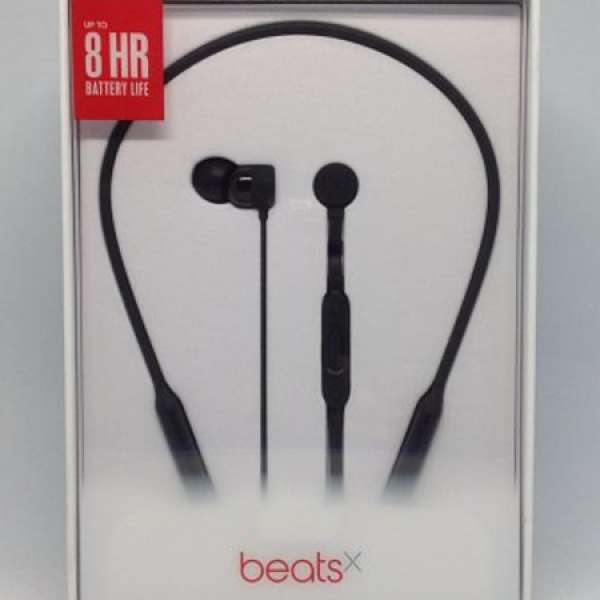 Beats X Black wireless bluetooth earphone 全新 原刲 行貨 有單 一年Apple保養