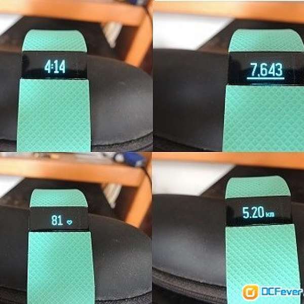Fitbit Charge HR 追蹤步數 距離 心率 舊二手8成新