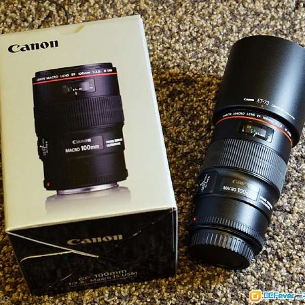 Canon EF 100mm f/2.8L F2.8L Macro IS USM 百微