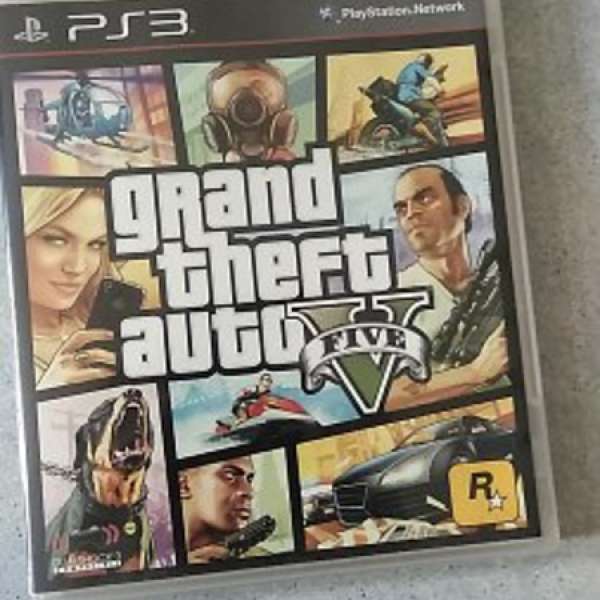 PS3 GTA V 5  GRAND THEFT AUTO V GAME 遊戲