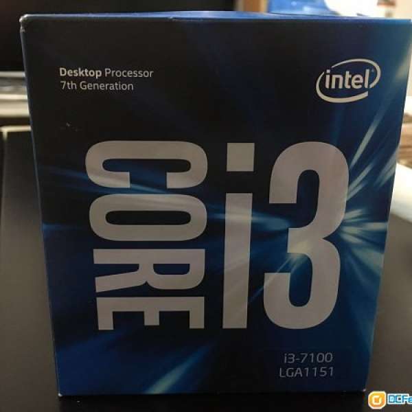 Intel i3-7100 CPU Socket 1150 聯強行貨