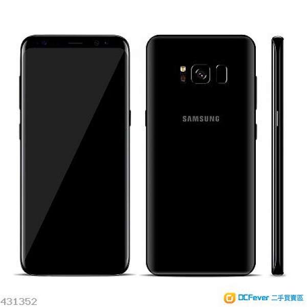 售 99.9999% 新 Samsung S8 Plus 6+128 黑色 香港行貨 有單有保養
