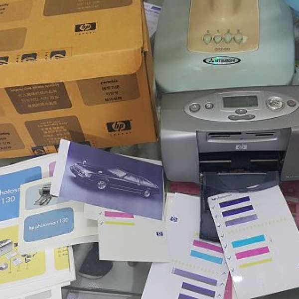 HP PhotoSmart 130 Inkjet Printer 彩色 相片 打印機99%新！可交換其他物品！