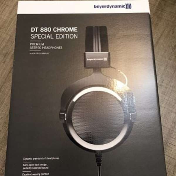 全新 BeyerDynamic DT880 Premium Special Edition Chrome Version 250ohm 耳筒