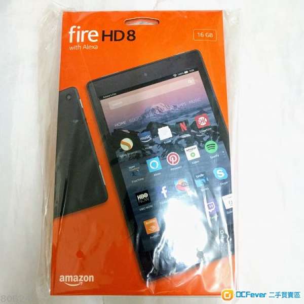 All-New Fire HD 8 Tablet with Alexa, 8" HD Display, 16 GB, Black