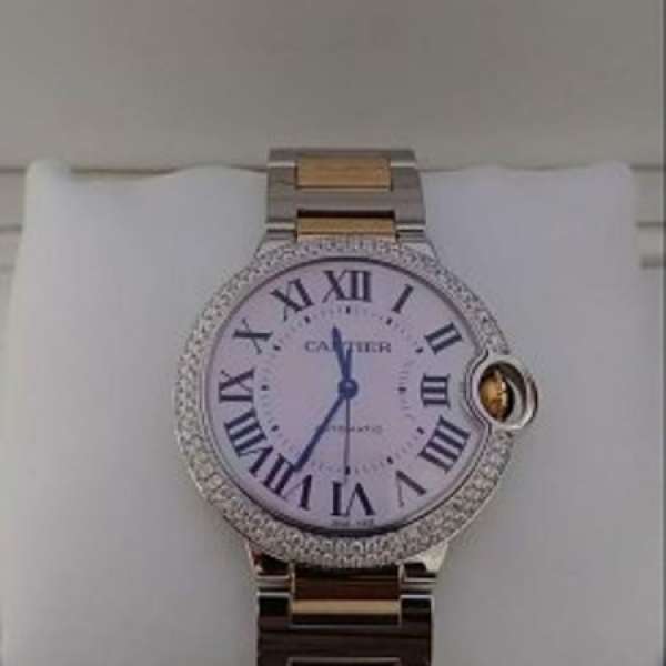 Cartier Ballon Bleu 鑽石碗錶