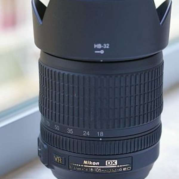 Nikon AF-S 18-105mm f3.5-5.6G ED VR