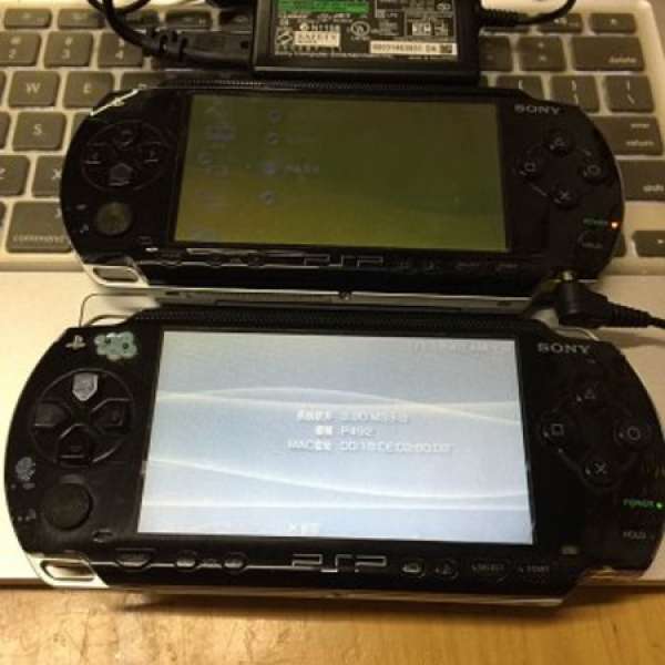 售SONY PSP1006BLACK色两部,已破解九成新.