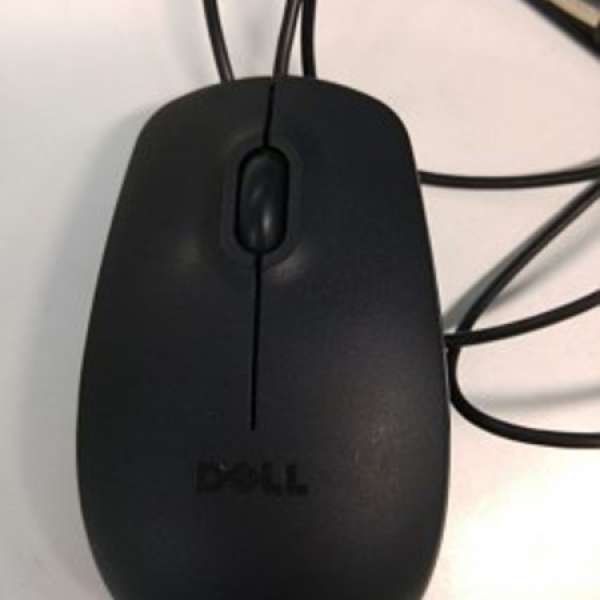 95% New Real Dell MS111 Optical USB Mouse (Black)