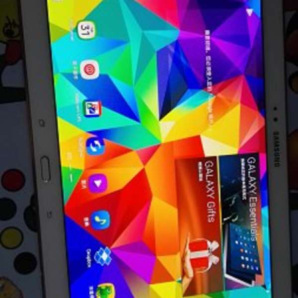 售最新款98% 行機白色 sansumg Galaxy Tab s  10.1寸 (sm-t800).跟火牛和數据線。