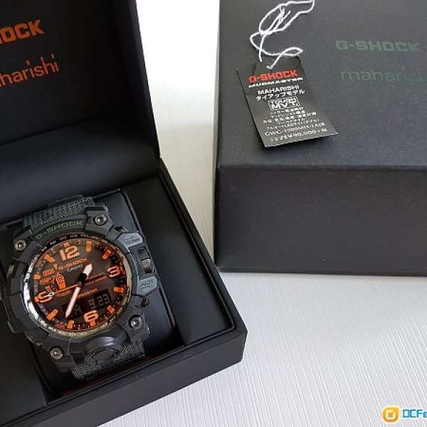 極罕 限量 G-SHOCK MUDMASTER x MAHARISHI