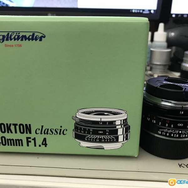 (黑白首選) 99% New Voigtlander 40mm f/1.4 S.C M Lens With box