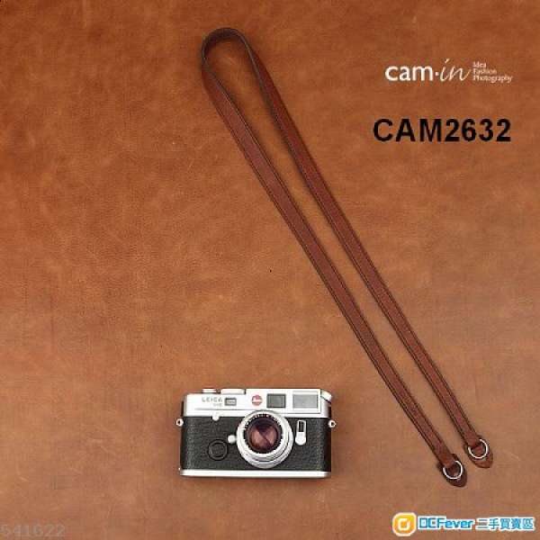 Cam-in 相機帶 牛皮 簡約風 CAM2637 CAM2632 適合135菲林機 旁軸 可換鏡 相機 (可面...