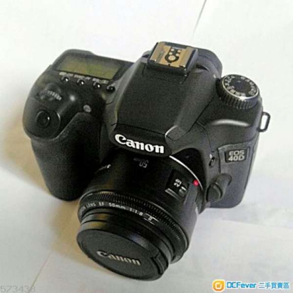 90%新 Canon 40D連Canon EF 50mm 1:1.8 ll