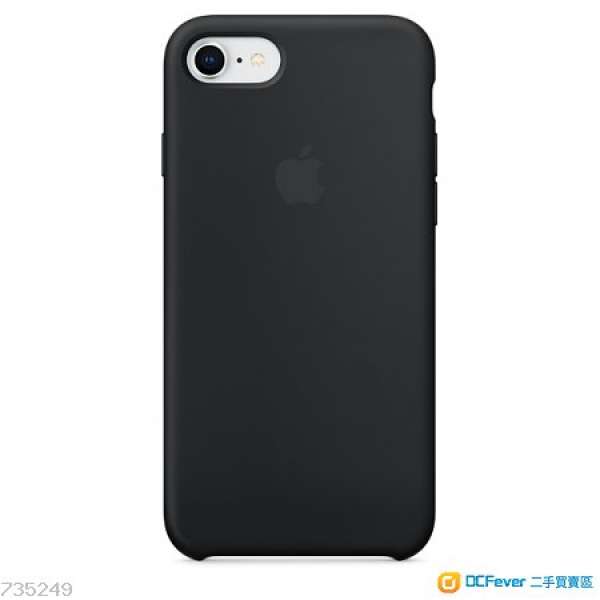 Apple原裝黑色silicone case膠殼 for iPhone 8/7