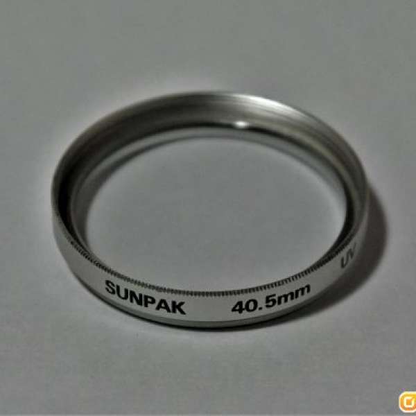 Sunpak 40.5mm UV 銀色濾鏡 Made in Japan