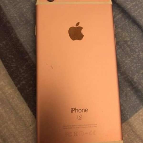 Iphone 6s rose gold 64G ,機身多花 MON少花 右下角爆左 100%WORK