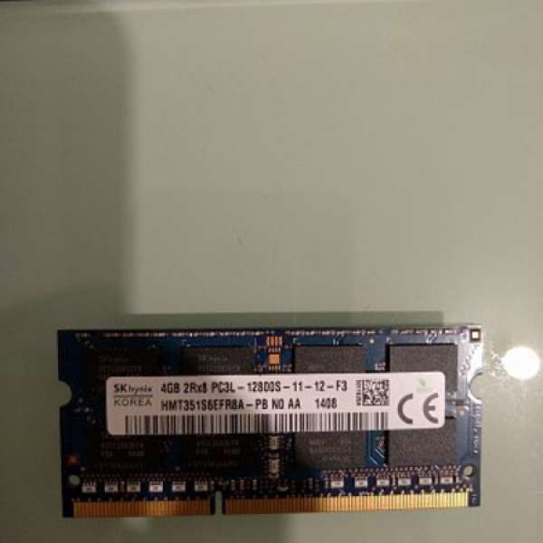 SK Hynix DDR3 1600MHz Notebook 4G RAM