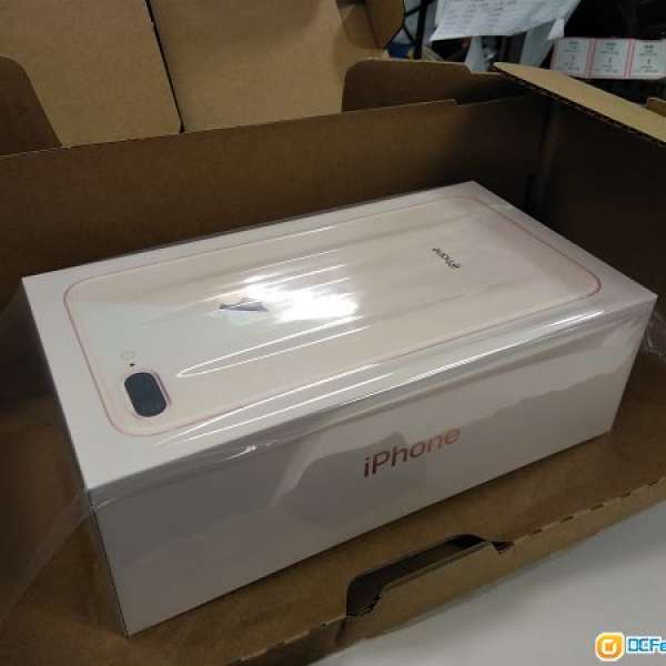 iPhone 8 Plus: 大機 金色 64GB AOS 官網購買 全新未開封