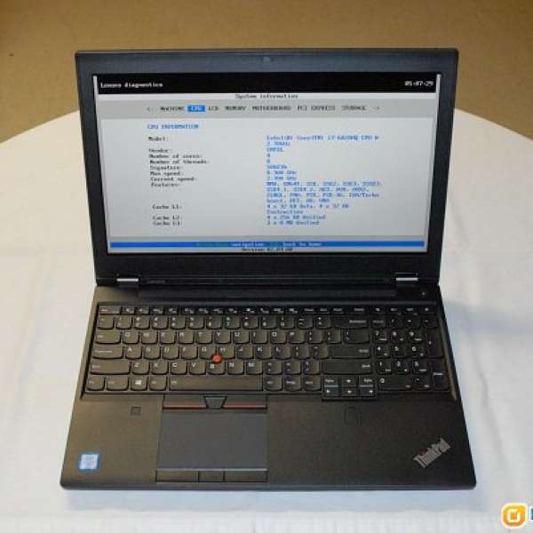 90% NEW Lenovo ThinkPad P50 -i7-6820HQ, 16GB DDR4-2133