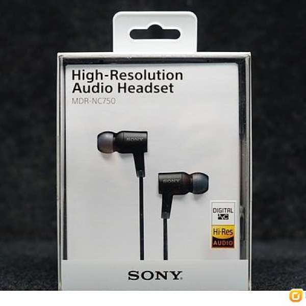 [出售] Sony MDR-NC750 Hi-Res Digital NC 耳筒 (全新) 送 4000mAh PowerBank