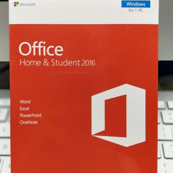 [全新盒裝] Microsoft Office 2016 家用版 Home & Student （換購Win 7／10）