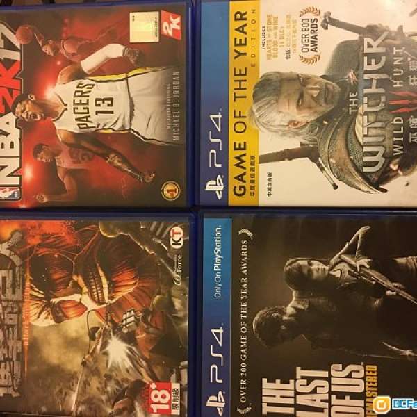 出售4件PS4 games
