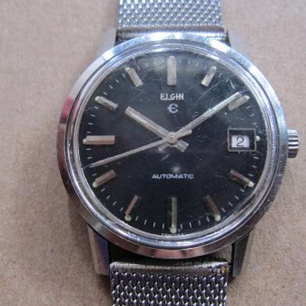 Elgin automatic watch 依利展自動日曆錶
