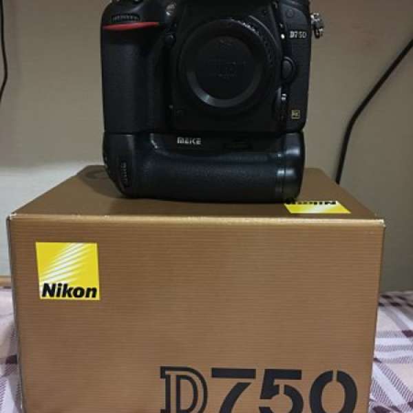 出售nikon d750 有盒有單有保sc大約7000