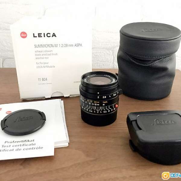 Leica Summicron-M 28mm f/2.0 Asph White Box ver 齊盒齊證書