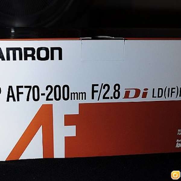Tamron AF70-200 F/2.8 Di LD(IF) Macro A001 for Nikon