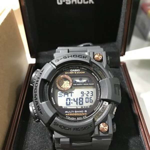 激罕日版寶盒版玫瑰金千蛙Frogman  G Shock GWF-1000B-1JR(not seiko )